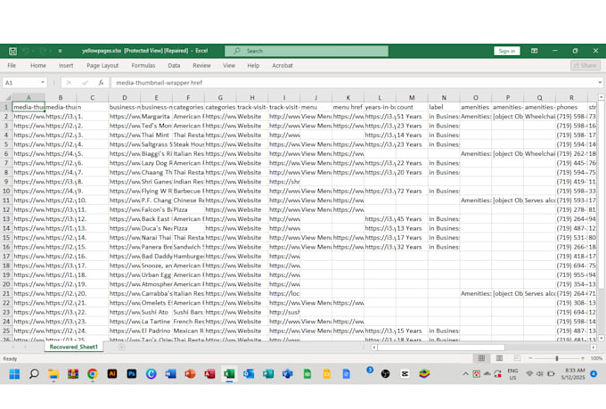 do fast data mining, PDF conversion